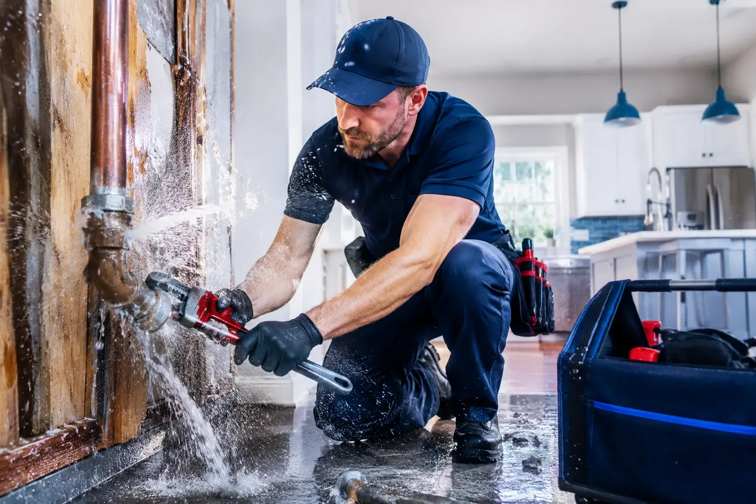 Local emergency pipe repair professionals in Harrisburg, NC